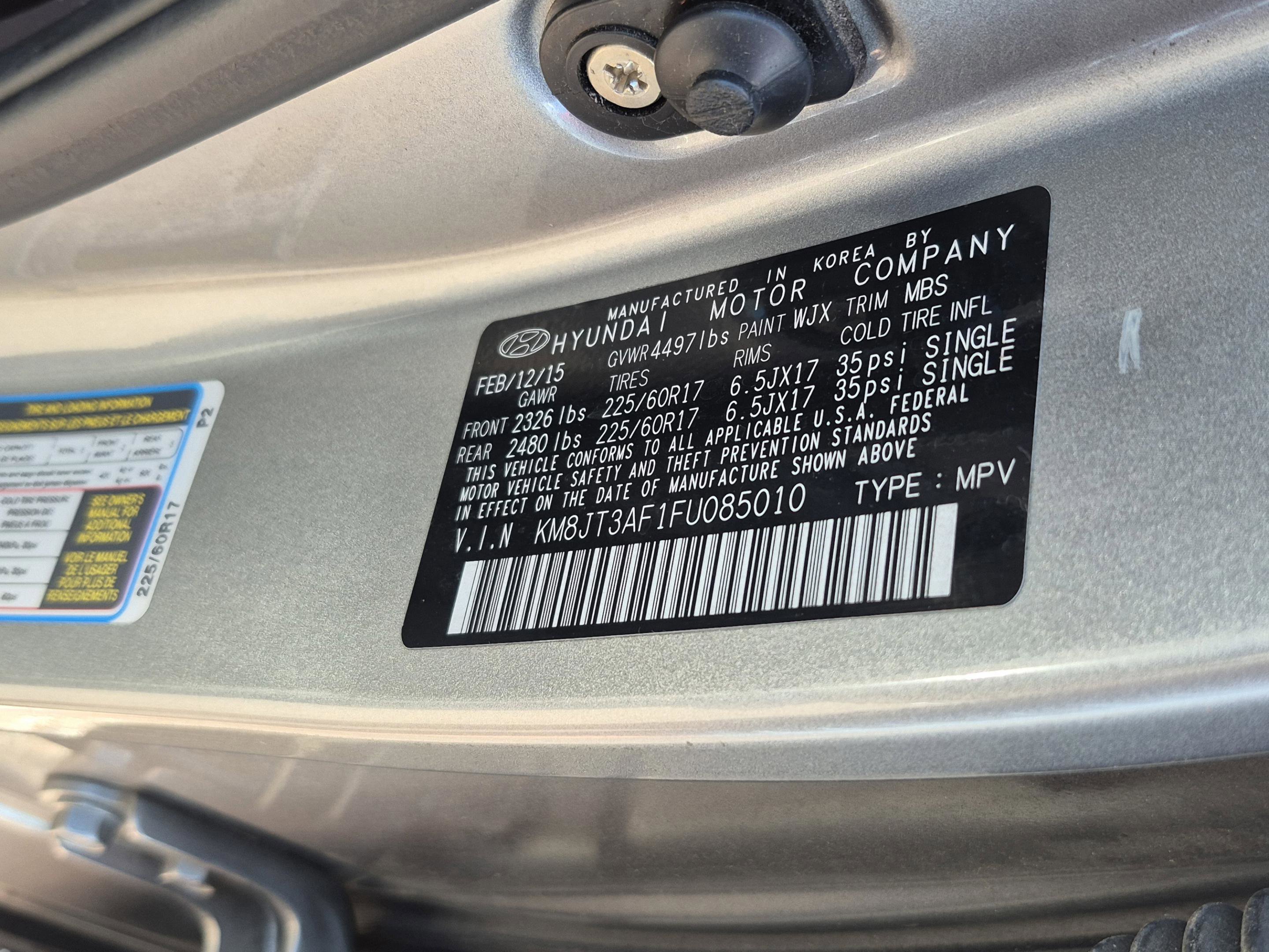 Used 2015 Hyundai Tucson GLS FWD image 32