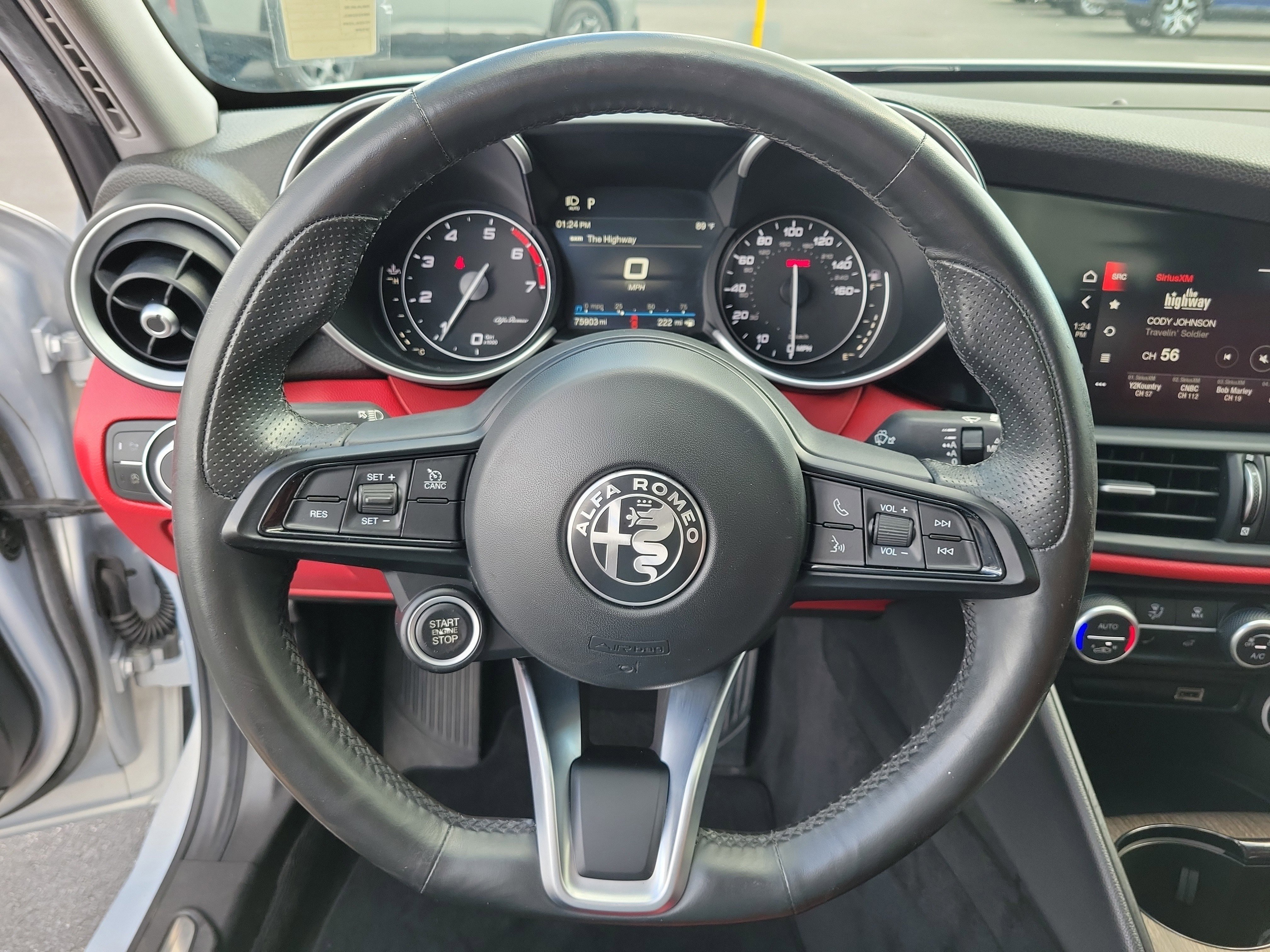 Used 2020 Alfa Romeo Giulia Ti w/ Active Blind Spot Package image 23