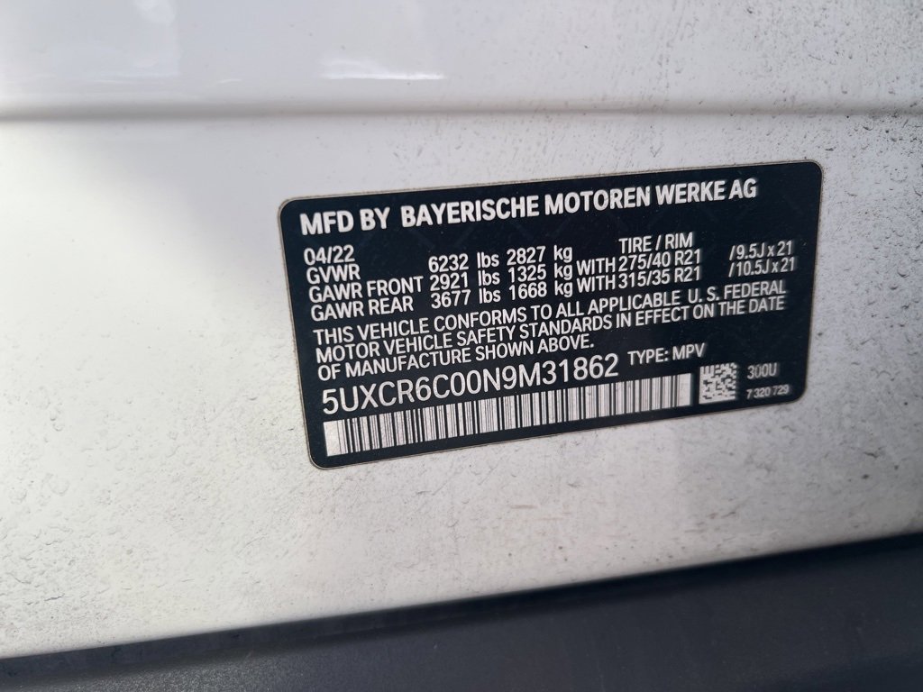 Used 2022 BMW X5 xDrive40i w/ Parking Assistance Package image 13