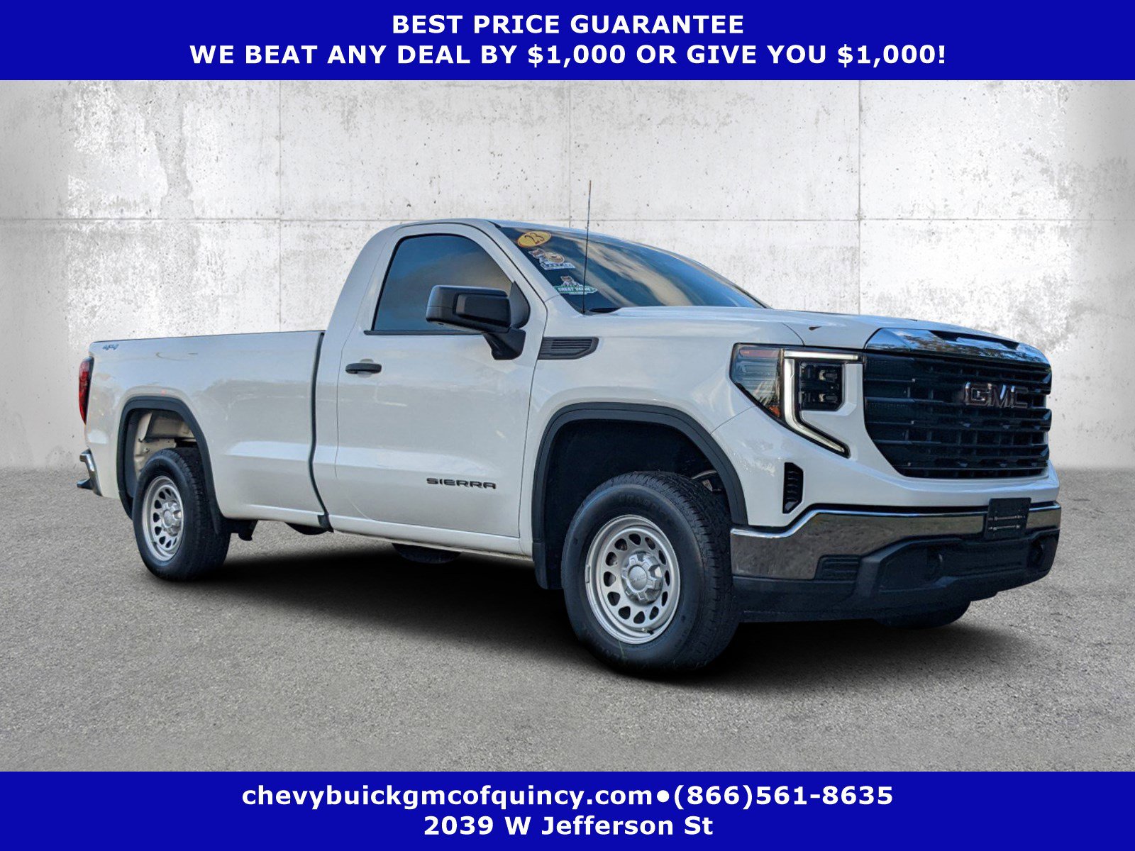 Certified 2023 GMC Sierra 1500 Pro w/ Pro Value Package