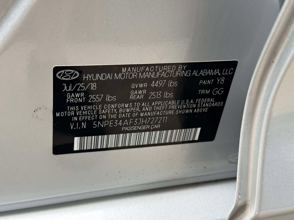 Used 2018 Hyundai Sonata SEL w/ Tech Package 04 FWD image 17