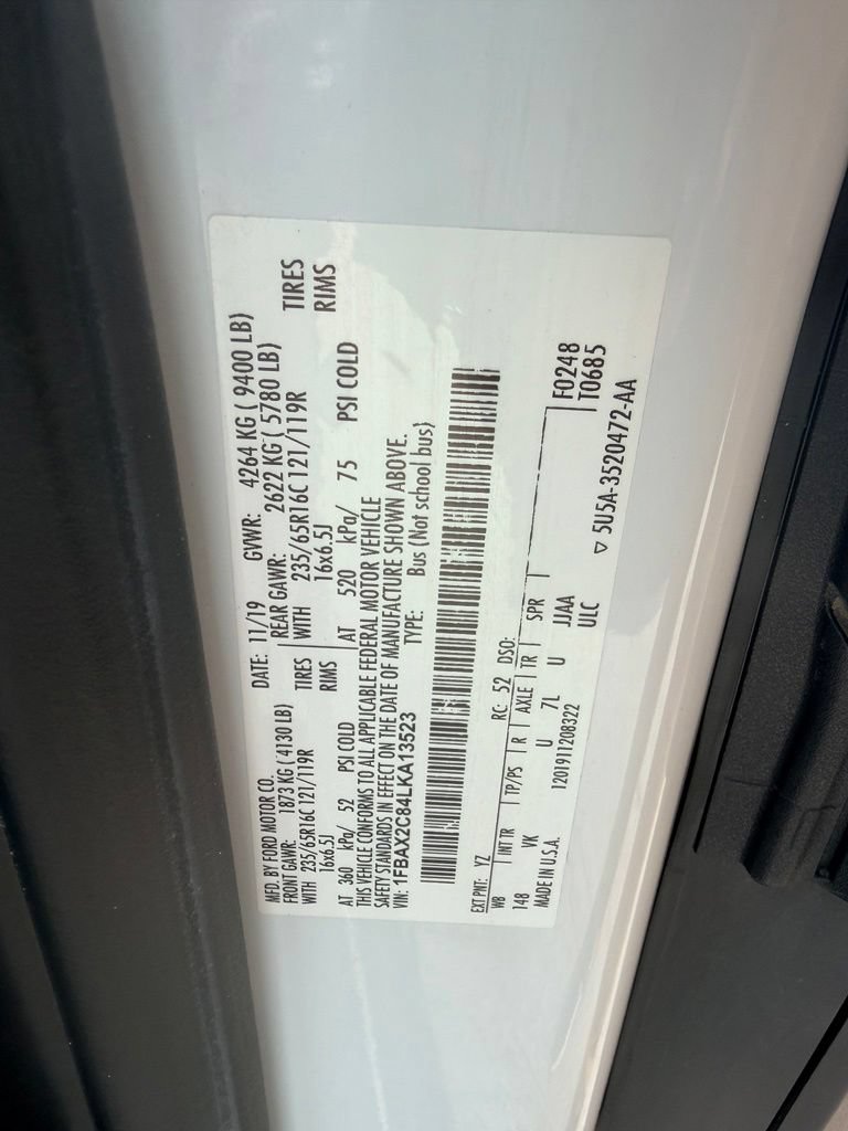 Used 2020 Ford Transit 350 XL RWD image 13
