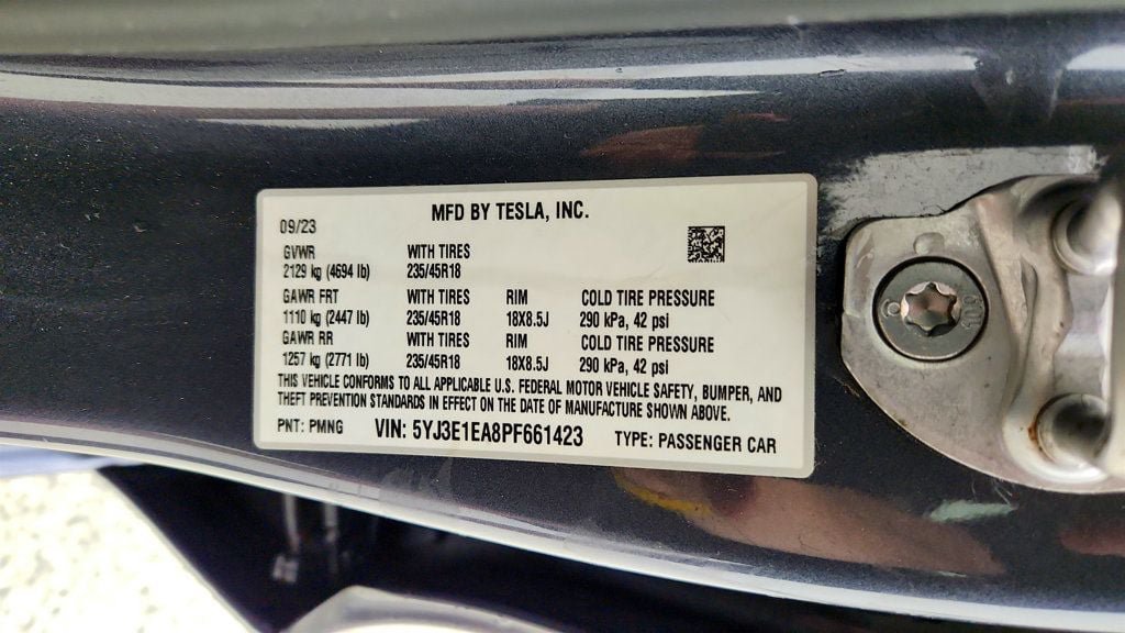 Used 2023 Tesla Model 3 Standard Range RWD image 23