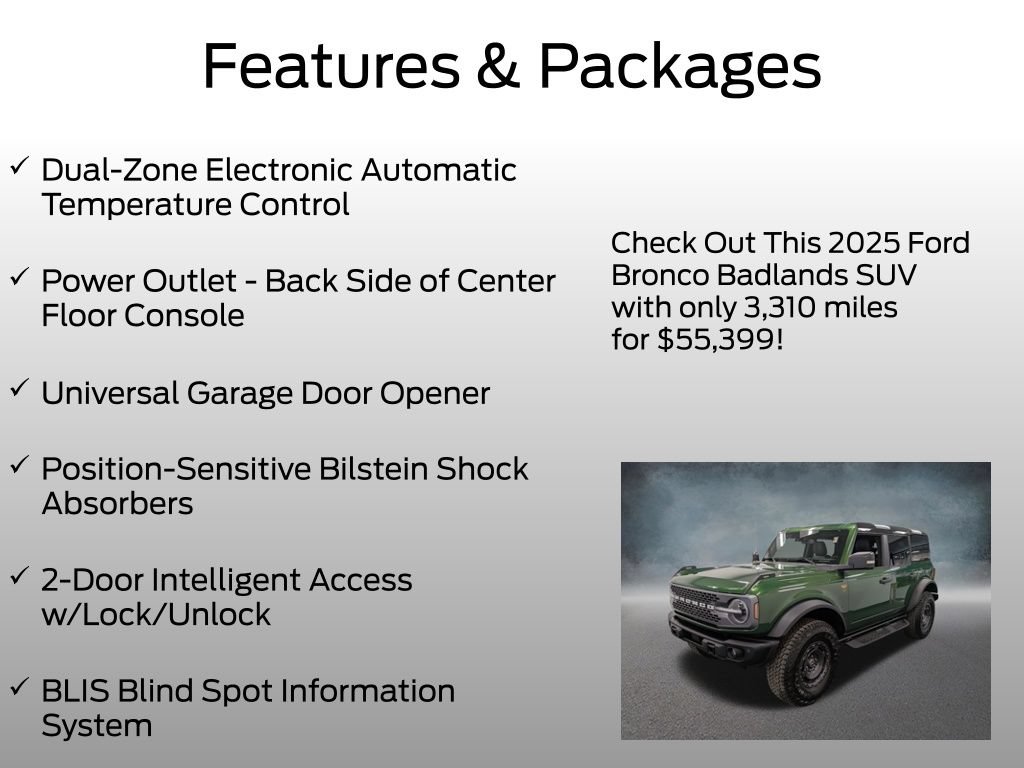 Used 2025 Ford Bronco Badlands AWD/4WD image 8