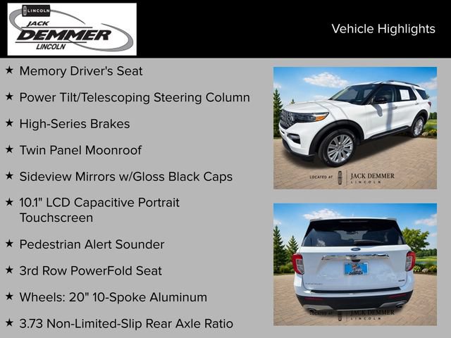 Used 2023 Ford Explorer Limited w/ Hybrid Equipment Group 310A AWD/4WD image 26