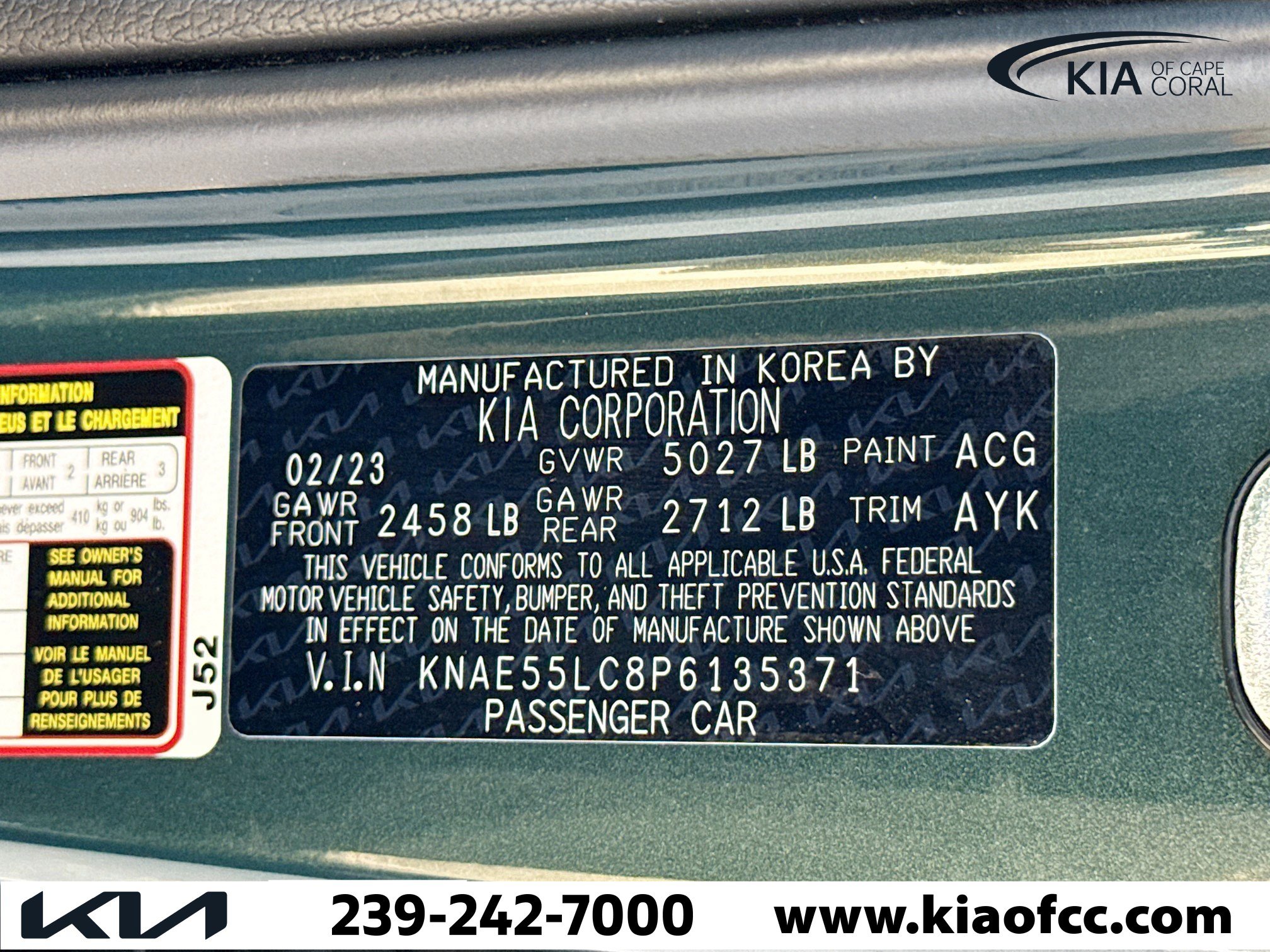 Certified 2023 Kia Stinger GT2 image 44