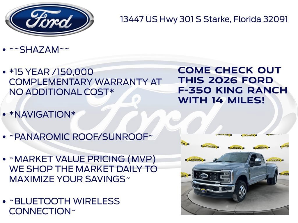 New 2026 Ford F350 King Ranch w/ Chrome Package AWD/4WD image 5