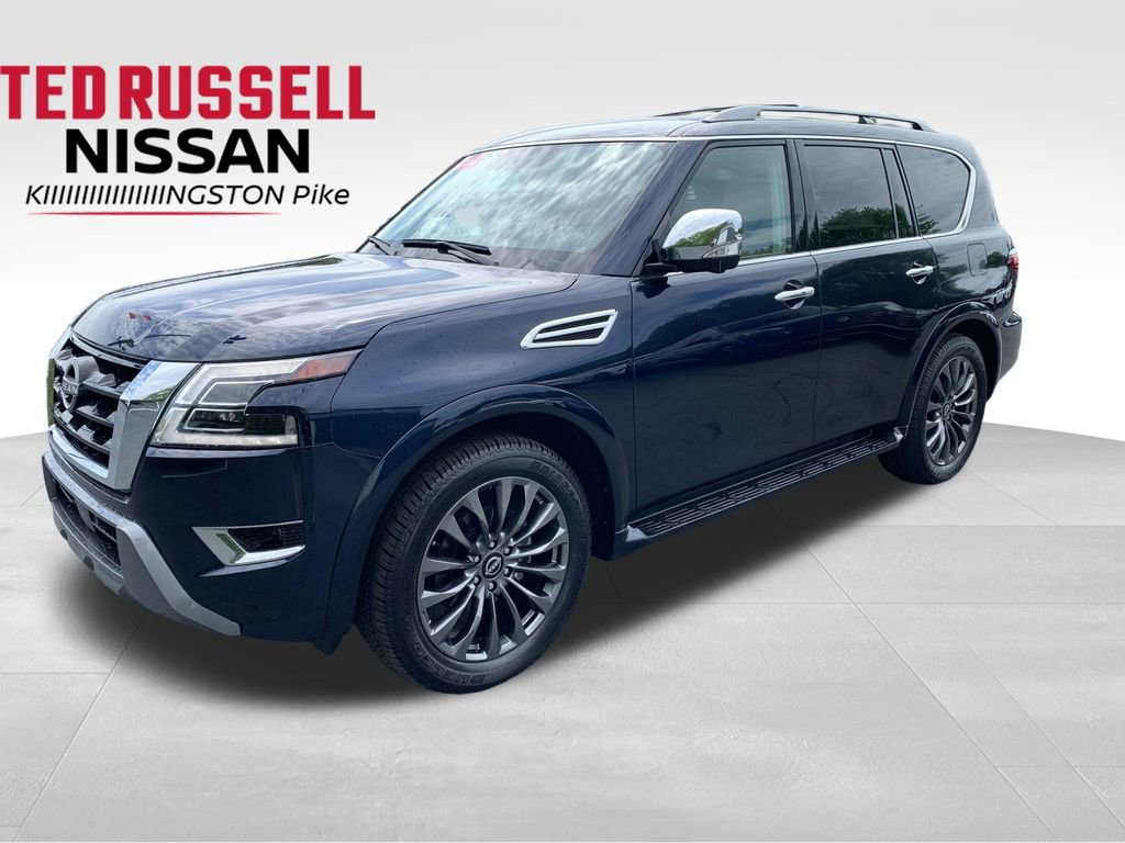 Used 2024 Nissan Armada Platinum w/ Captain's Chairs Package RWD image 1