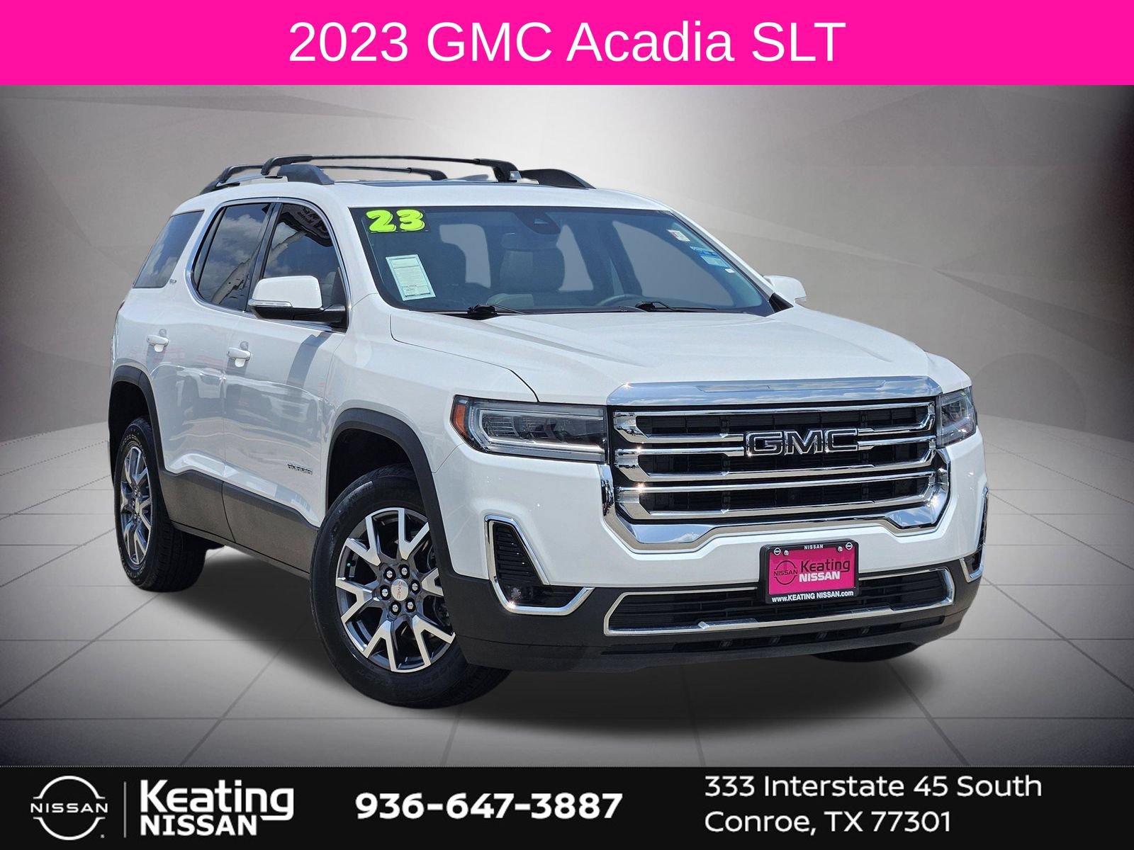 Used 2023 GMC Acadia SLT w/ Preferred Package FWD video 1