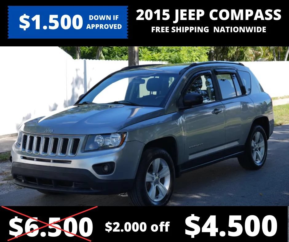 Used 2015 Jeep Compass Sport w/ Power Value Group AWD/4WD image 1