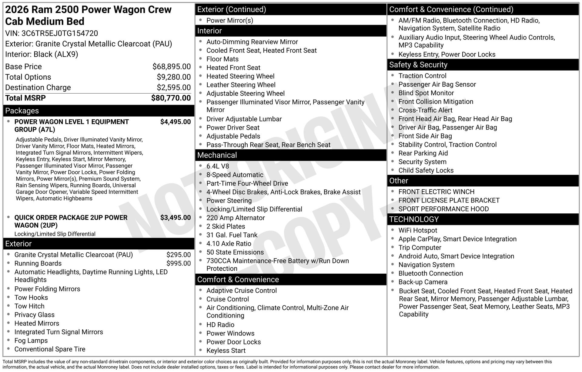 New 2026 RAM 2500 Power Wagon image 26