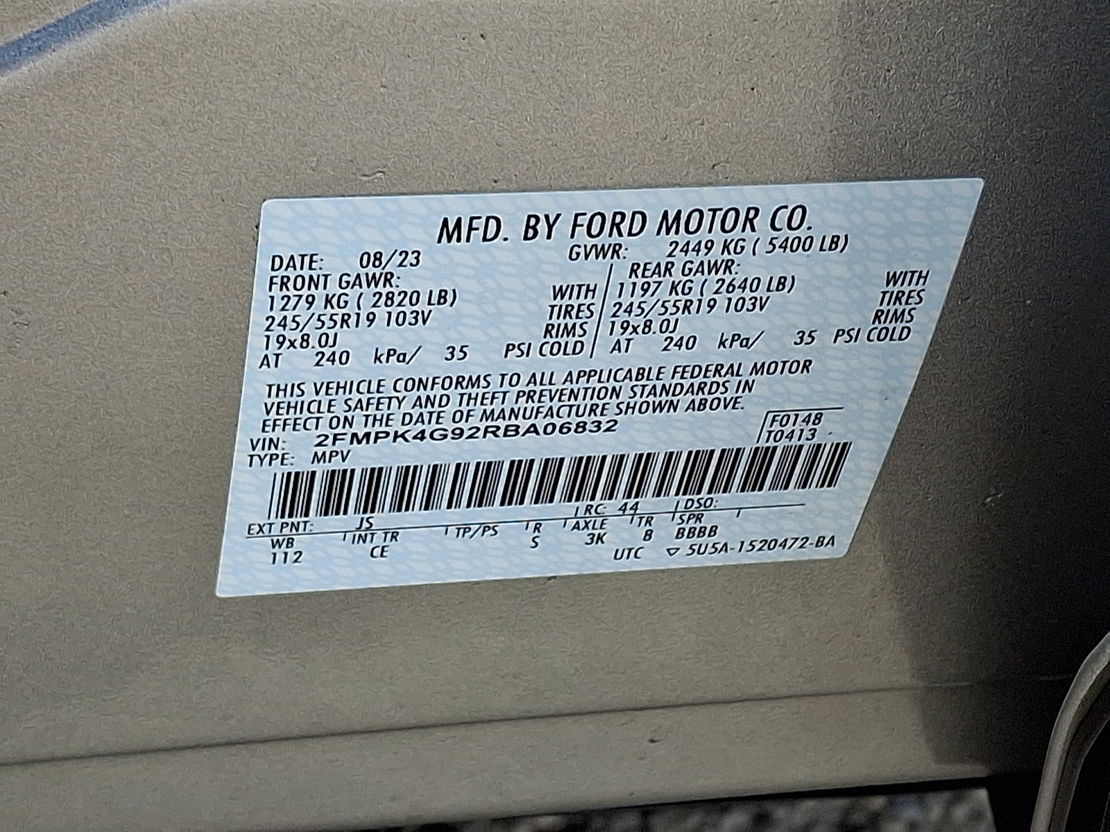 Used 2024 Ford Edge SE w/ Black Appearance Package image 25