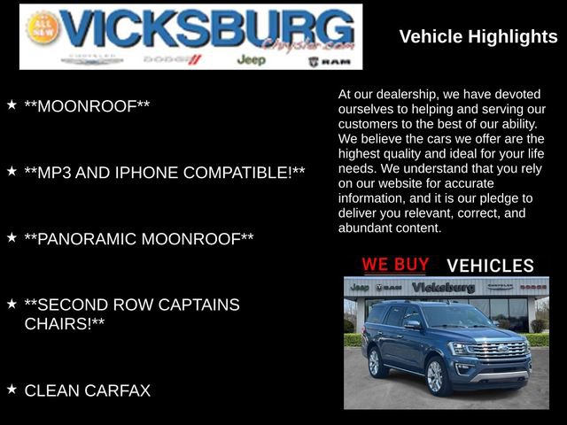 Used 2019 Ford Expedition Limited w/ Equipment Group 302A AWD/4WD image 18