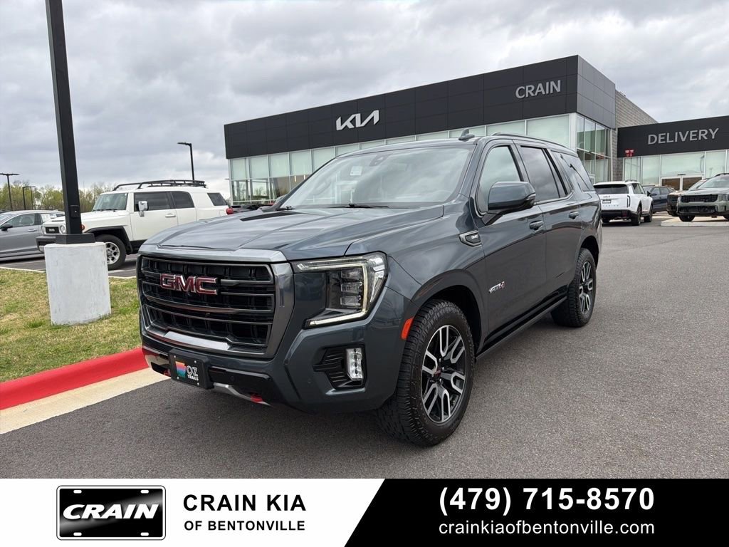 Used 2021 GMC Yukon AT4 w/ Rear Media and Nav Package