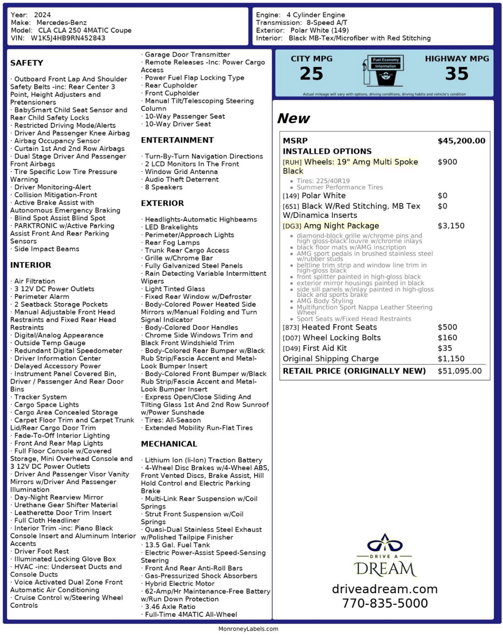 Used 2024 Mercedes-Benz CLA 250 4MATIC image 59