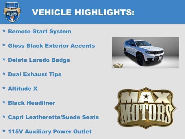 New 2025 Jeep Grand Cherokee L Altitude image 27