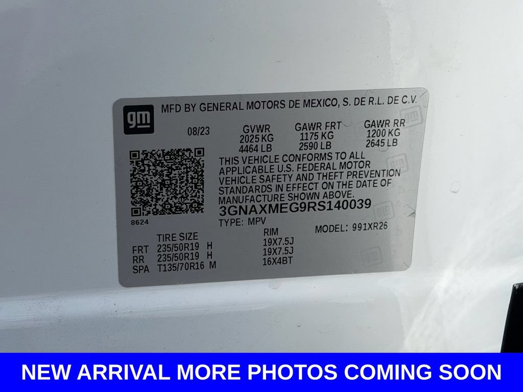 Used 2024 Chevrolet Equinox RS w/ RS Leather Package FWD image 22