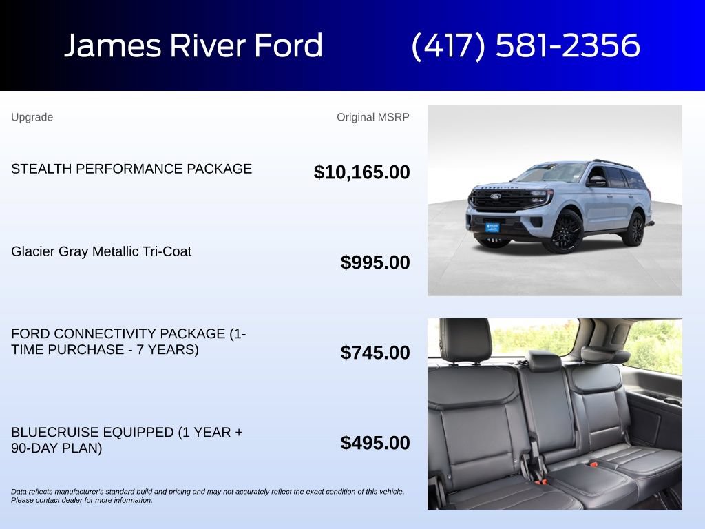 New 2027 Ford Expedition Platinum w/ Stealth Performance Package AWD/4WD image 5