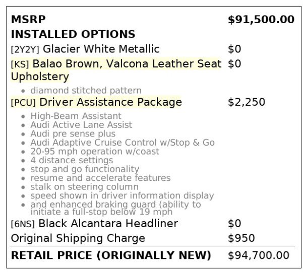 Used 2017 Audi A8 L 4.0T image 3