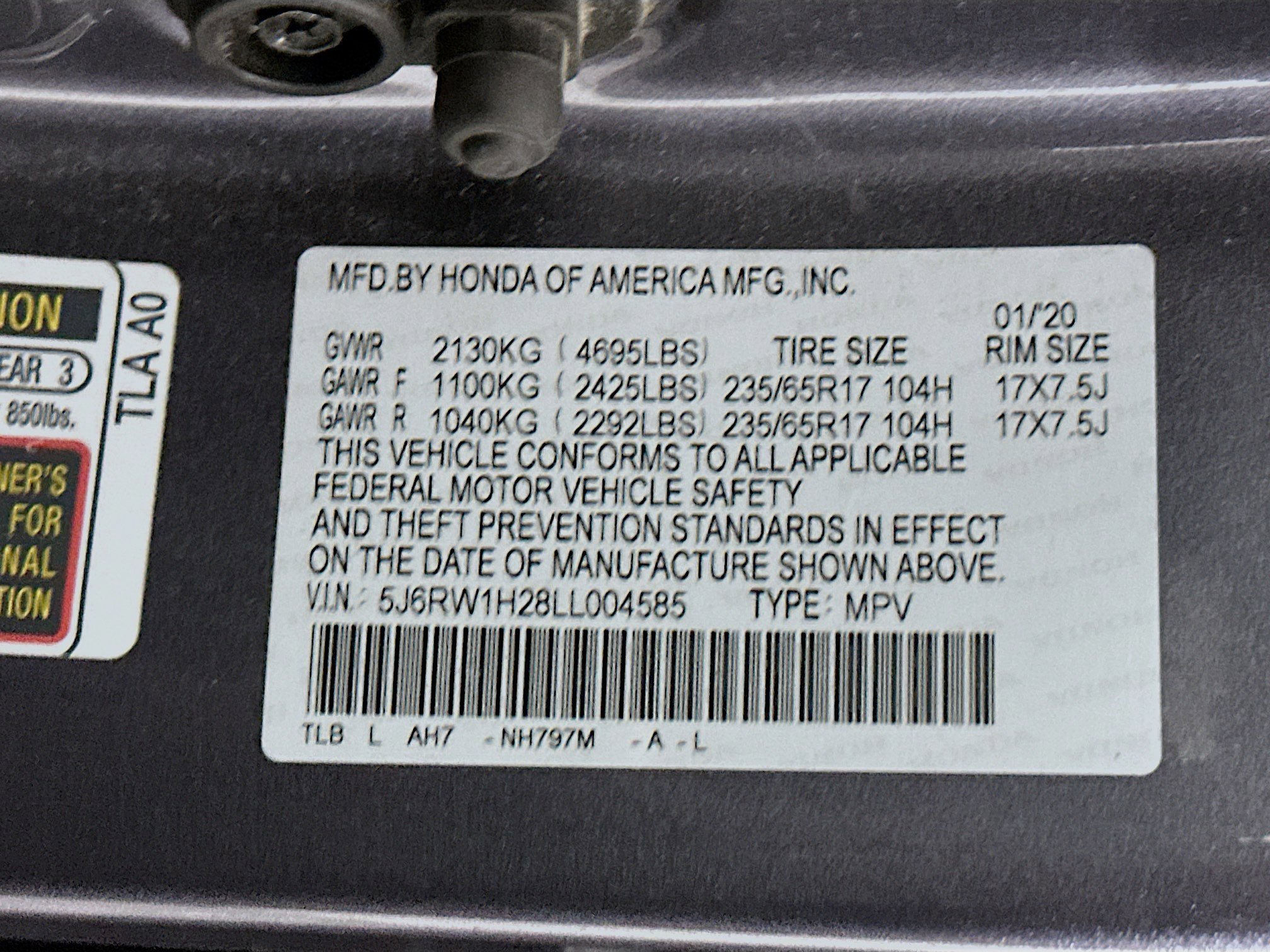 Used 2020 Honda CR-V LX image 12
