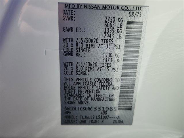 Used 2024 INFINITI QX60 Sensory w/ Cargo Package image 27