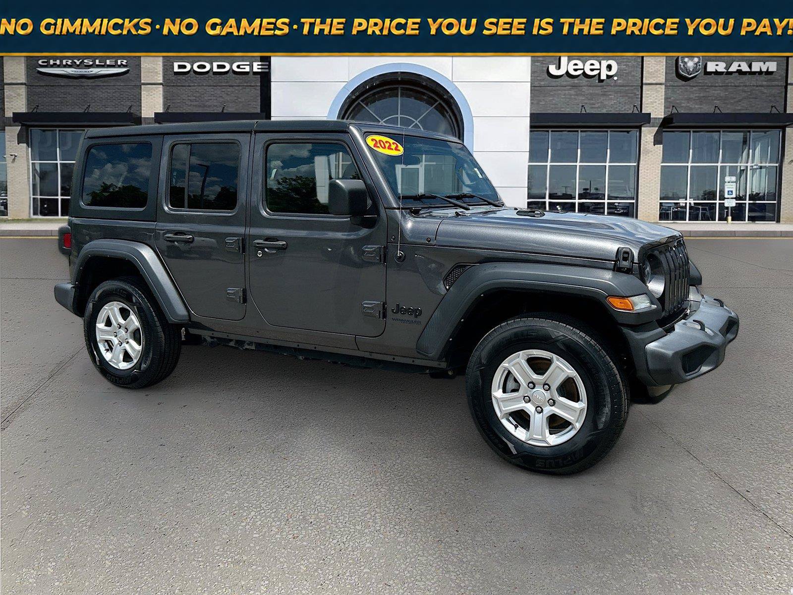 Used 2022 Jeep Wrangler Unlimited Sport