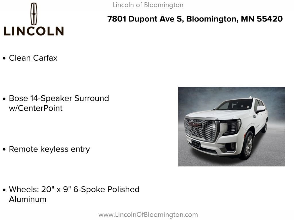 Used 2024 GMC Yukon Denali AWD/4WD image 5
