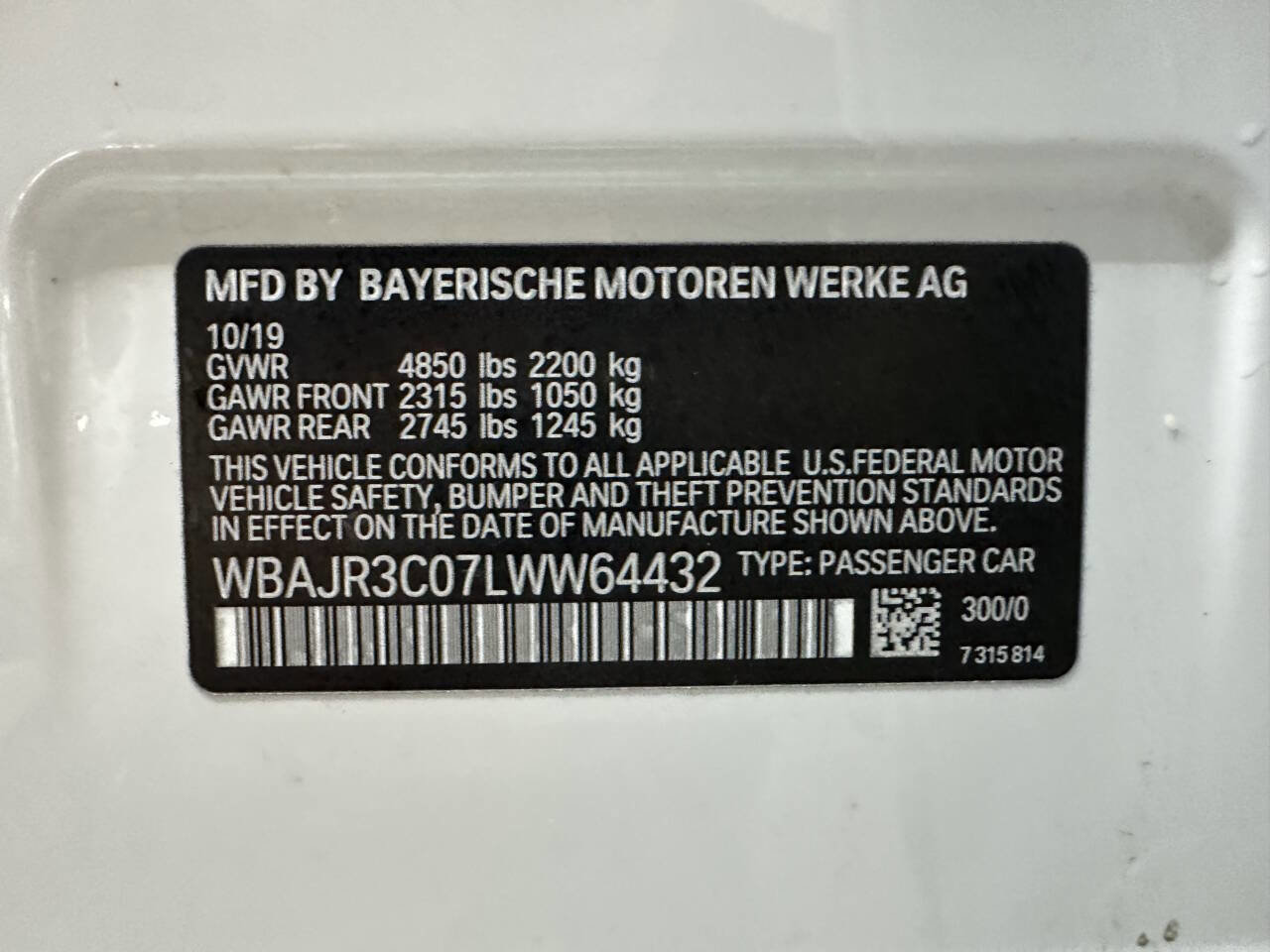 Used 2020 BMW 530i w/ Convenience Package image 32