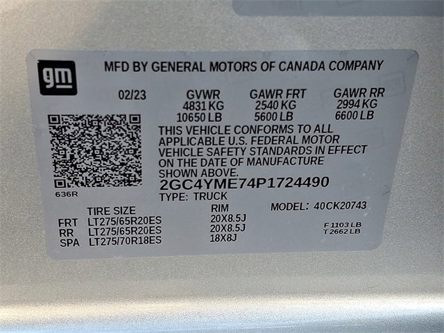 Certified 2023 Chevrolet Silverado 2500 Custom w/ Custom Value Package image 24