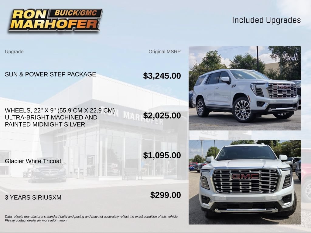 New 2026 GMC Yukon Denali w/ Sun & Power Step Package AWD/4WD image 7