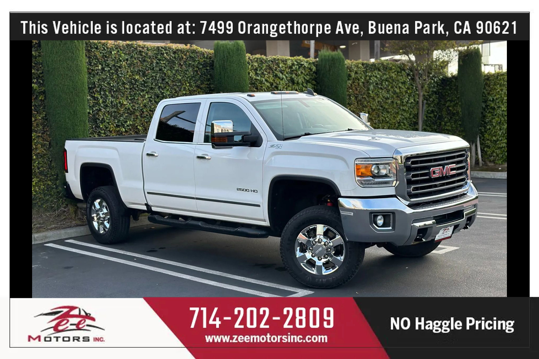 Used 2019 GMC Sierra 2500 SLT w/ Snow Plow Prep Package image 1