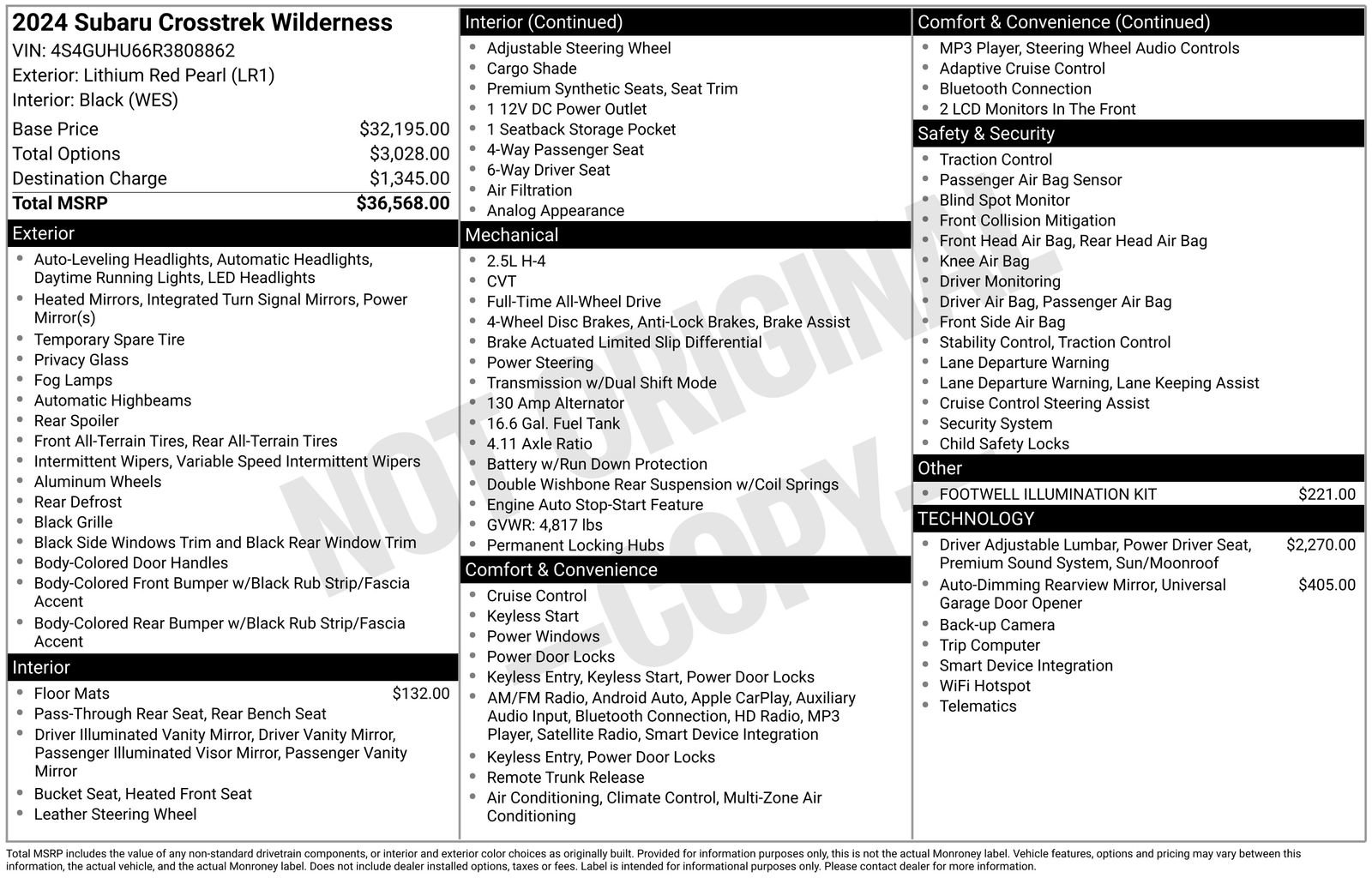 Used 2024 Subaru Crosstrek 2.5i Wilderness image 8