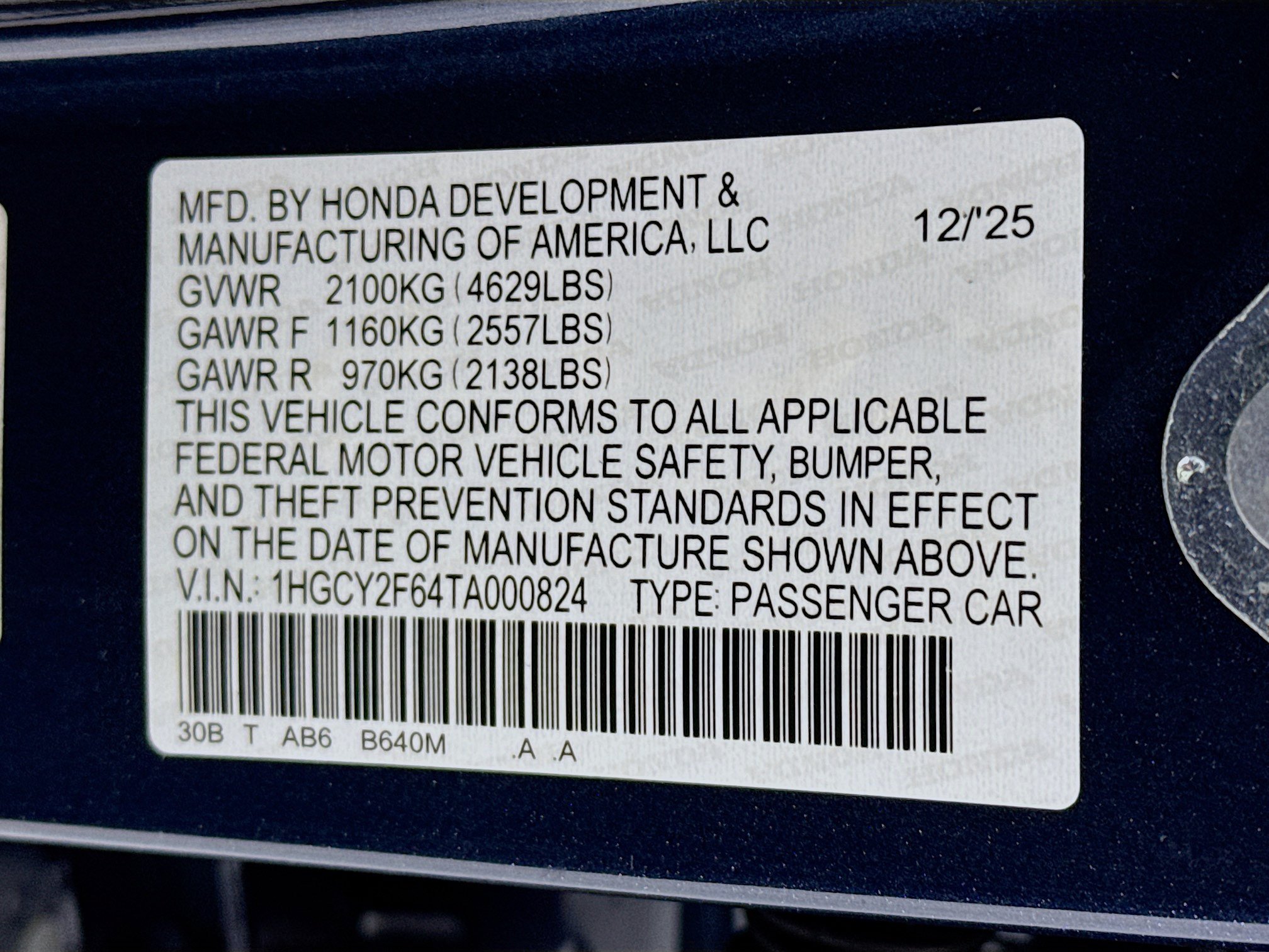 New 2026 Honda Accord EX-L image 31