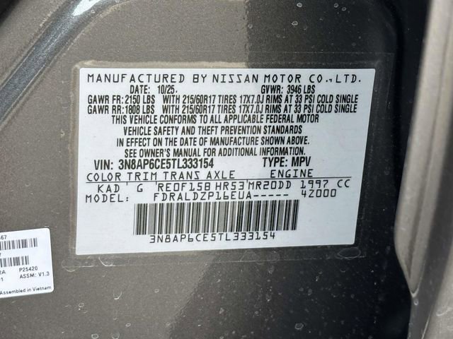 New 2026 Nissan Kicks SV w/ Illumination Package image 25