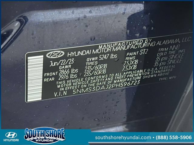 Certified 2023 Hyundai Santa Fe SEL w/ Premium Package AWD/4WD image 23