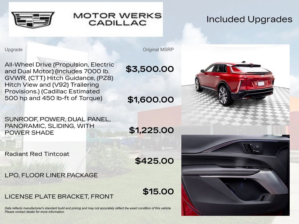 Used 2025 Cadillac Lyriq Luxury w/ LPO, Floor Liner Package image 9