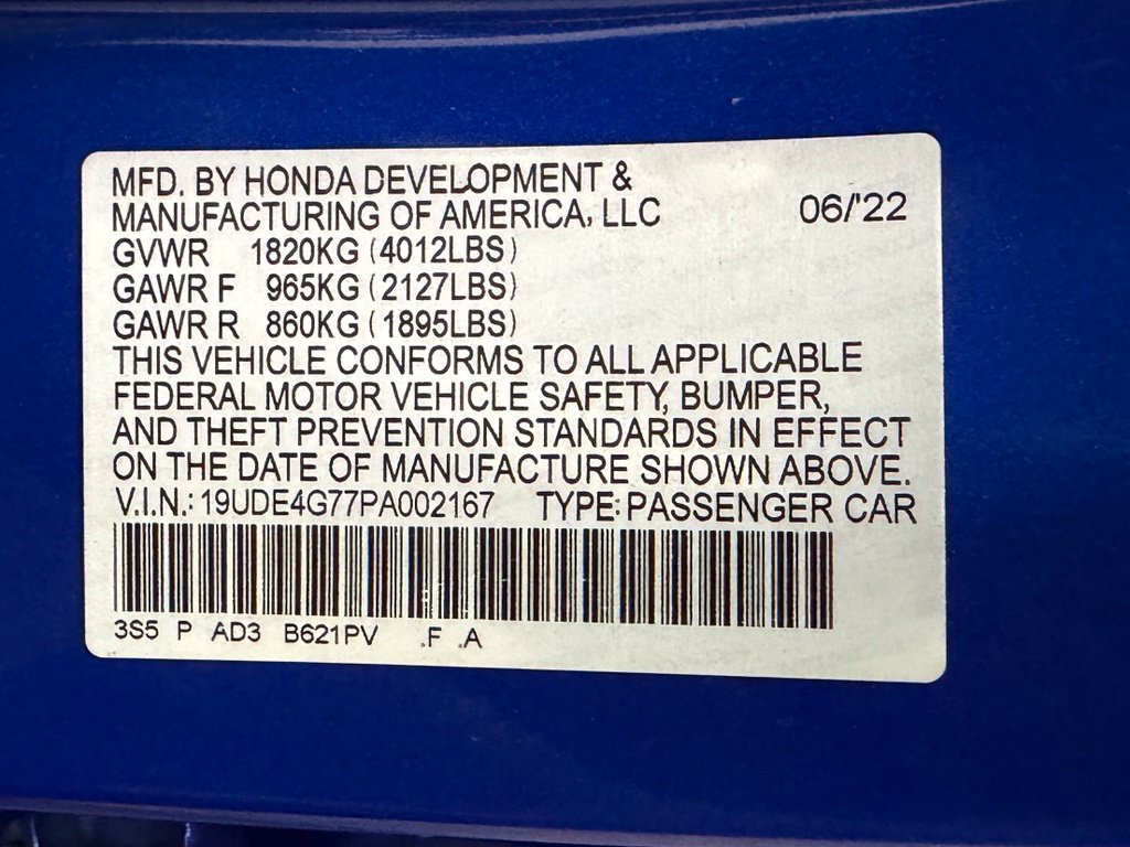 Used 2023 Acura Integra A-Spec w/ Technology Package FWD image 11