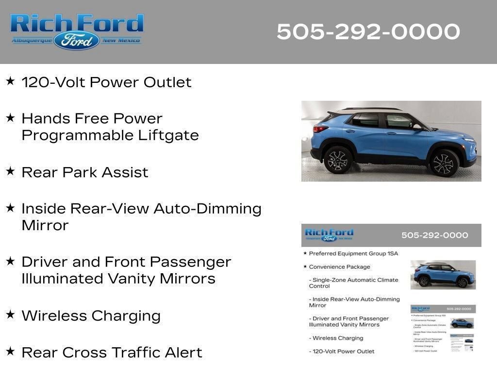 Used 2025 Chevrolet TrailBlazer ACTIV w/ Convenience Package AWD/4WD image 54