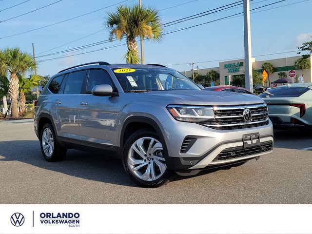 Used 2021 Volkswagen Atlas SE w/ Panoramic Sunroof Package