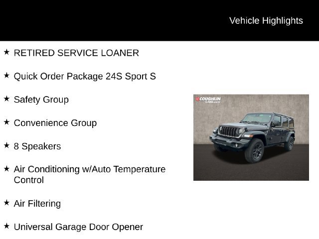 New 2025 Jeep Wrangler Unlimited Sport AWD/4WD image 2