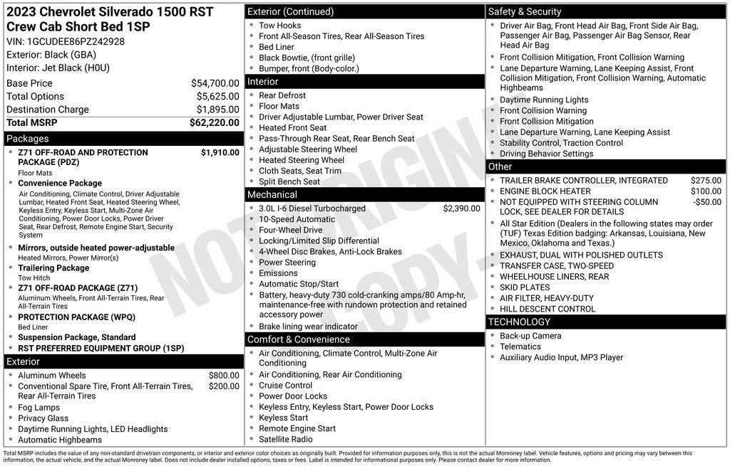 Certified 2023 Chevrolet Silverado 1500 RST image 6