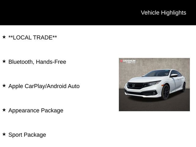 Used 2021 Honda Civic Sport image 2