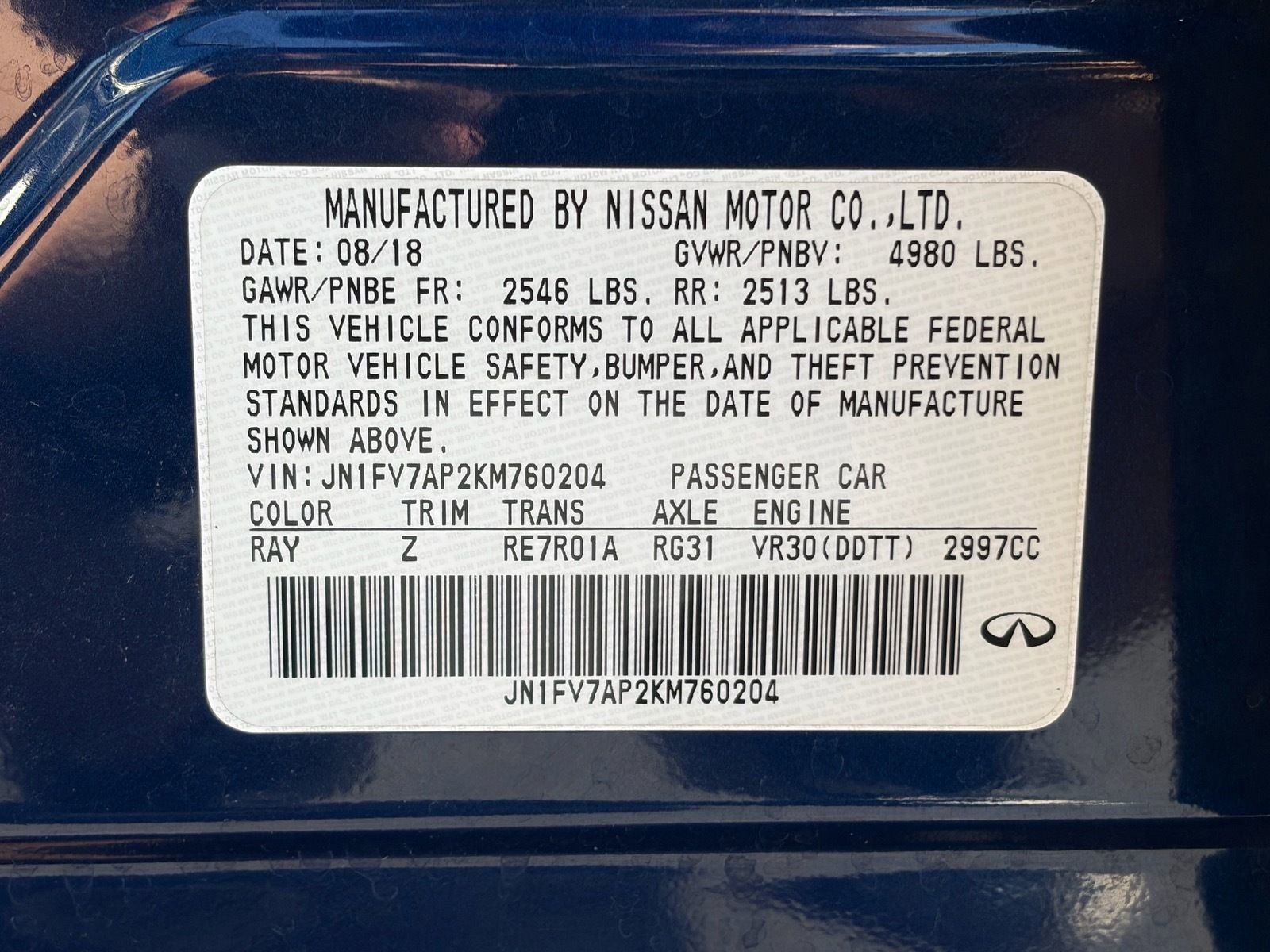 Used 2019 INFINITI Q50 Red Sport 400 w/ Proactive Package RWD image 33