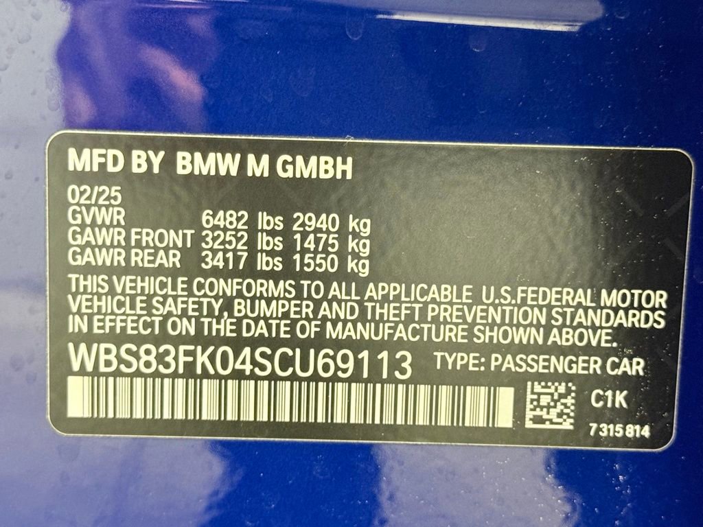 Used 2025 BMW M5 w/ Executive Package AWD/4WD image 59