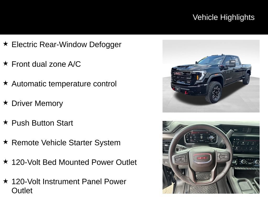 Certified 2026 GMC Sierra 2500 AT4X w/ Snow Plow Prep/Camper Package AWD/4WD image 16
