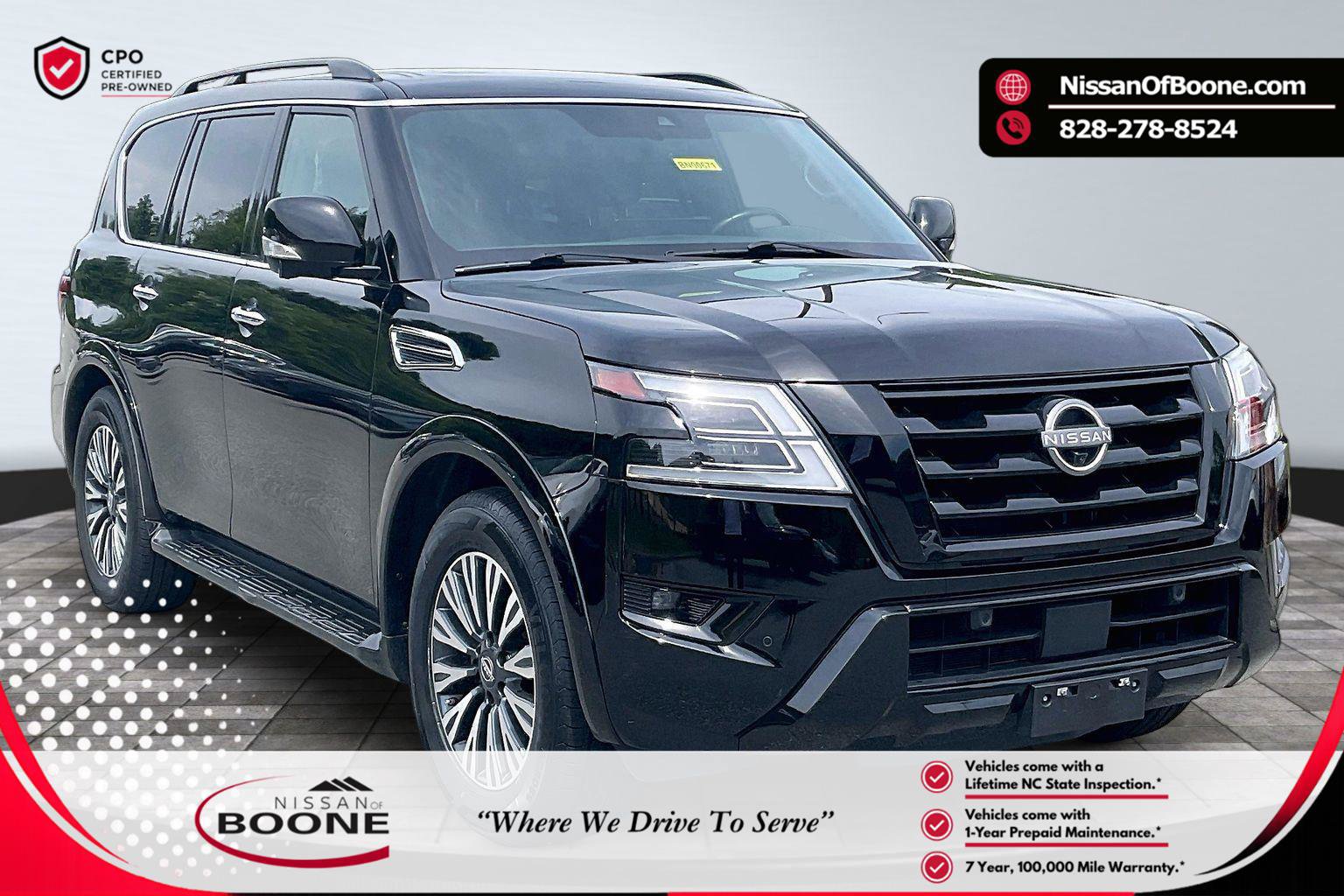 Certified 2023 Nissan Armada SL w/ Midnight Edition Package AWD/4WD image 1