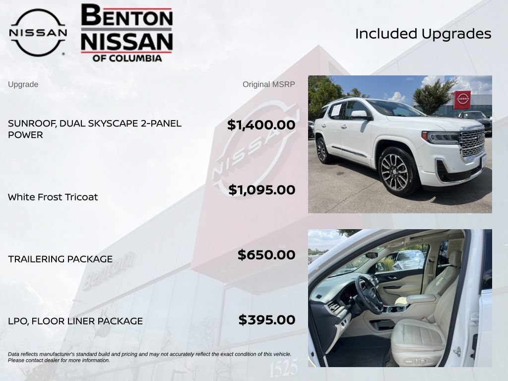 Used 2020 GMC Acadia Denali w/ Trailering Package AWD/4WD image 6