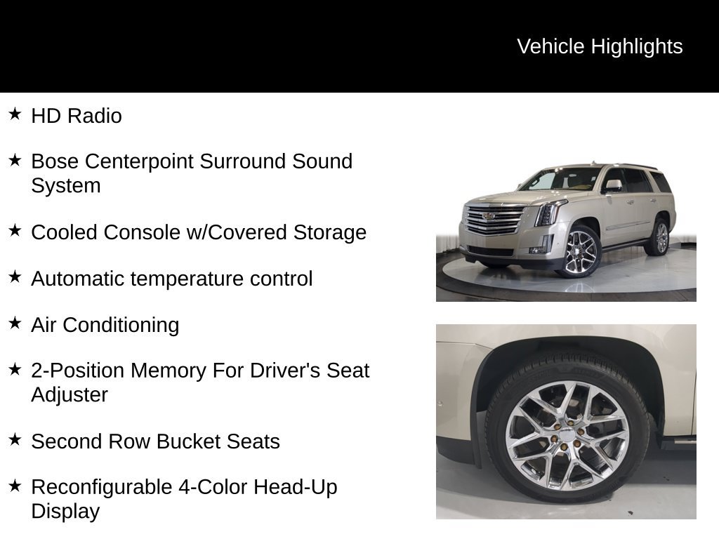 Used 2017 Cadillac Escalade Platinum AWD/4WD image 38
