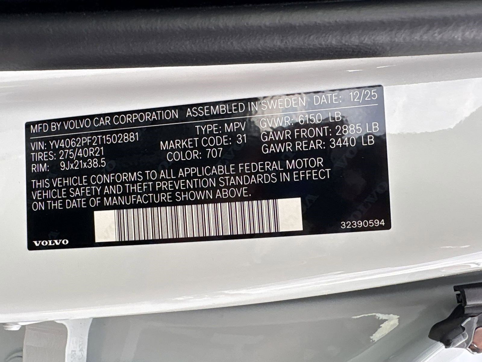 New 2026 Volvo XC90 B6 Ultra w/ Protection Package image 19