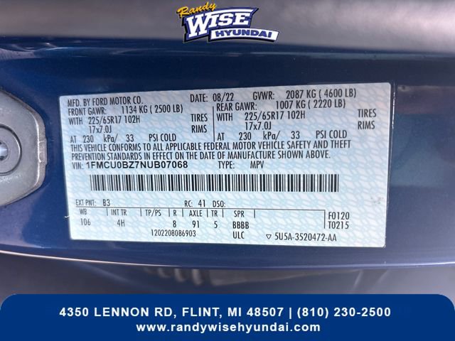 Used 2022 Ford Escape SE w/ Cold Weather Package image 32